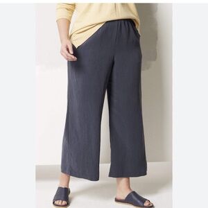 J Jill Purejill pants cropped wide leg size small